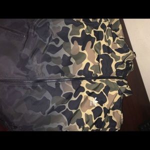 Adidas Camo windbreaker hoodie medium